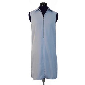 Zara Light Blue Short Sleeve Mini Dress